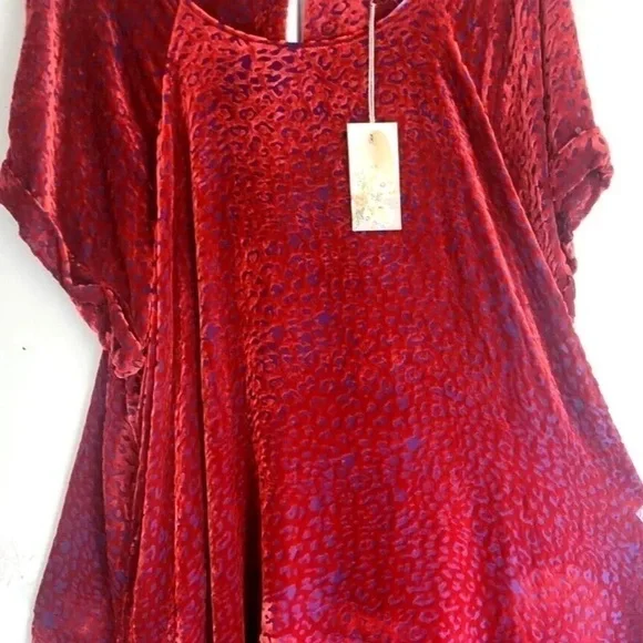 Johnny Was Doris silk blend burnout velvet dress NWT - Picture 5 of 14